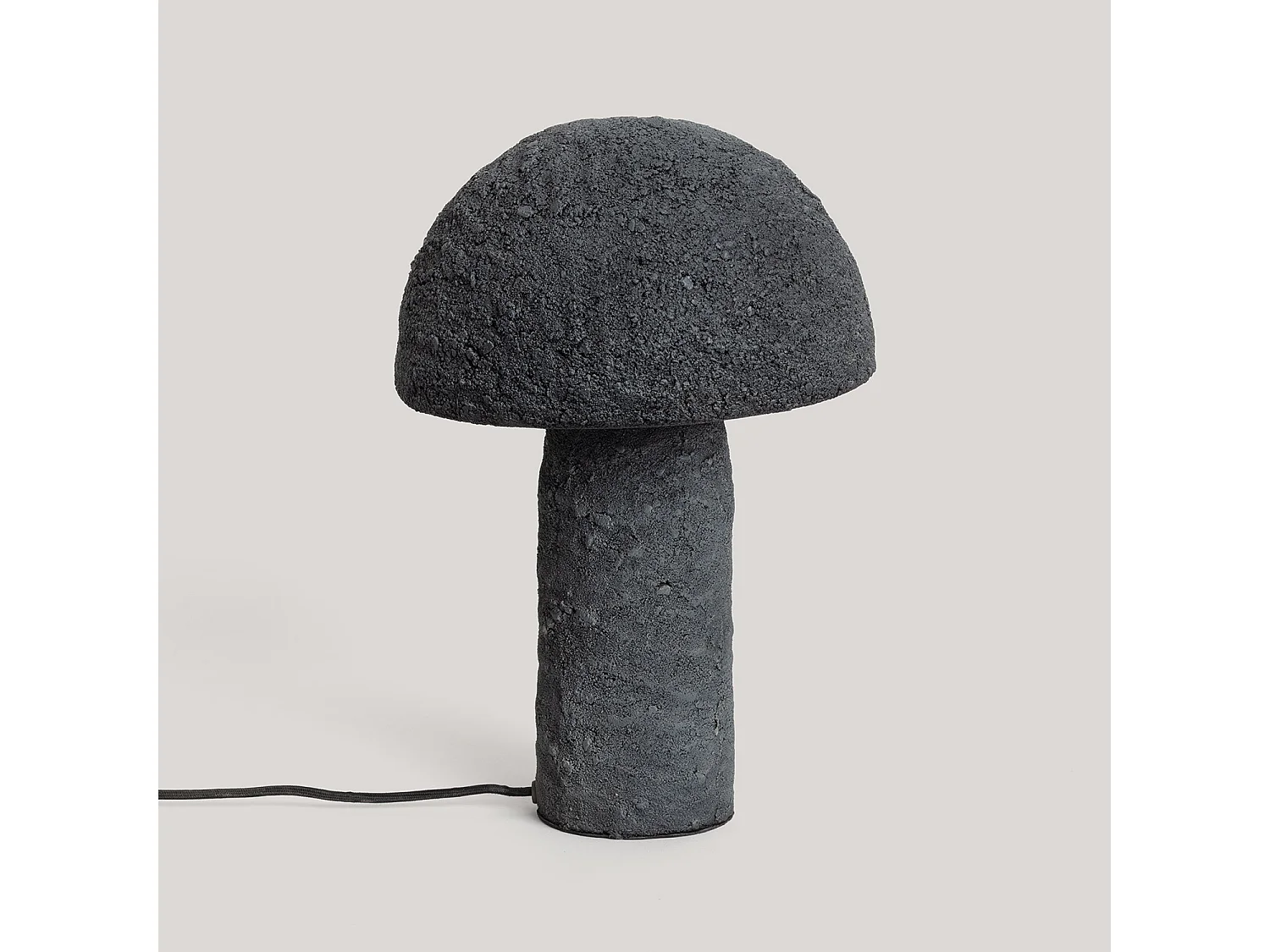 Lampe à Poser Ciment Foncé Besnica  Marron foncé