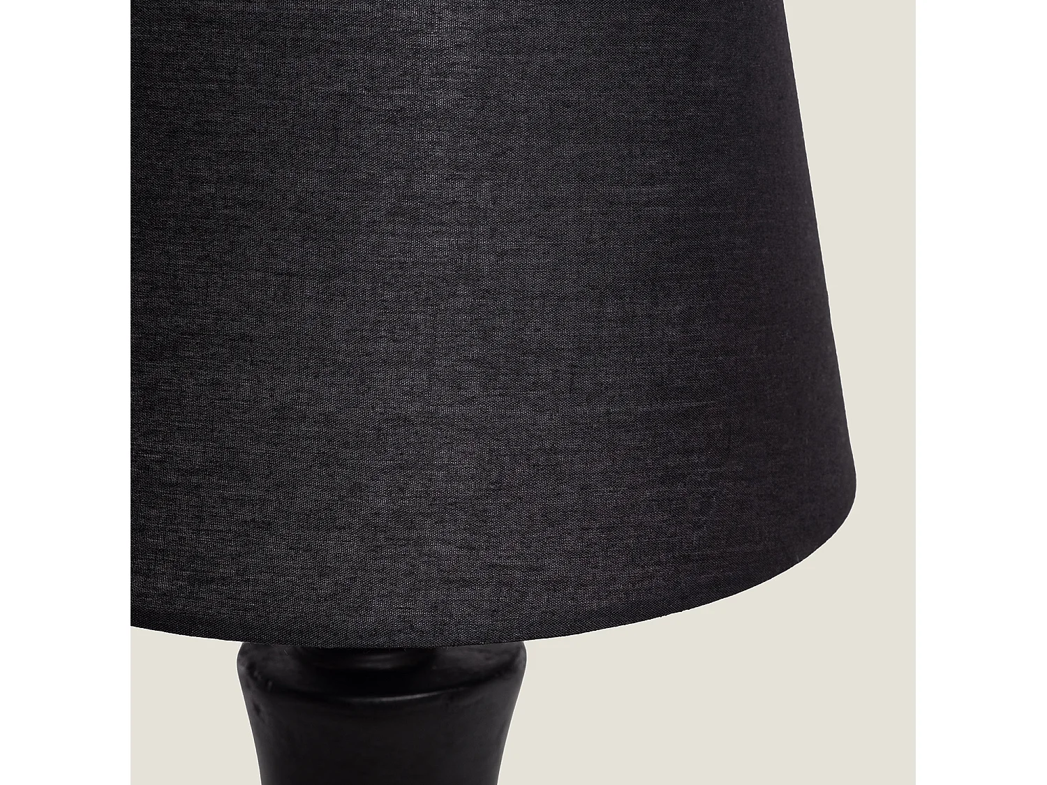 Lampe à Poser Résine Dimahis Noir