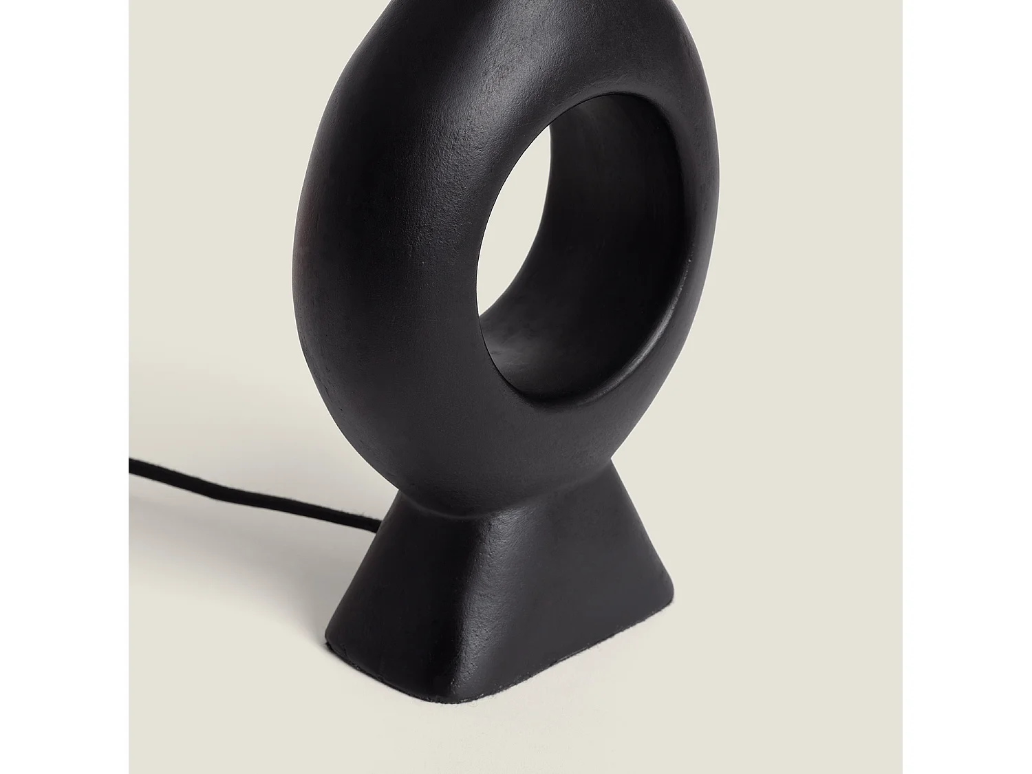 Lampe à Poser Résine Dimahis Noir