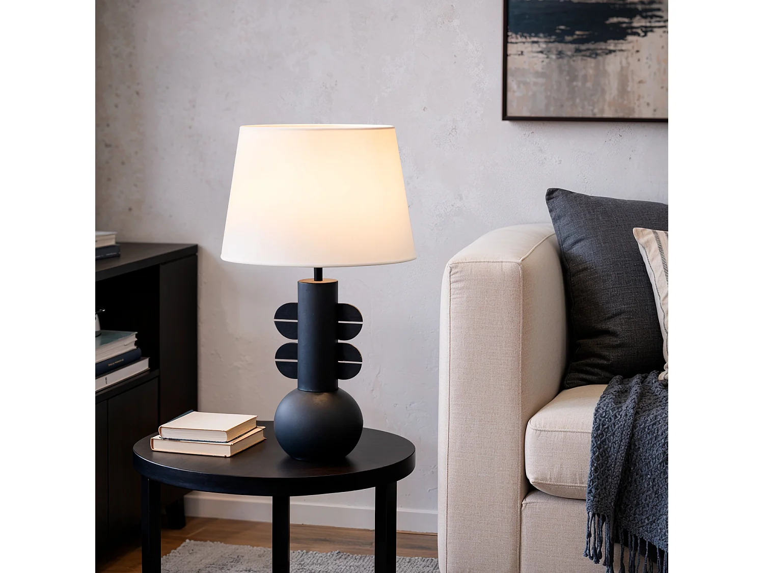 Lampe à Poser Métal Kondur ILUZZIA Bleu