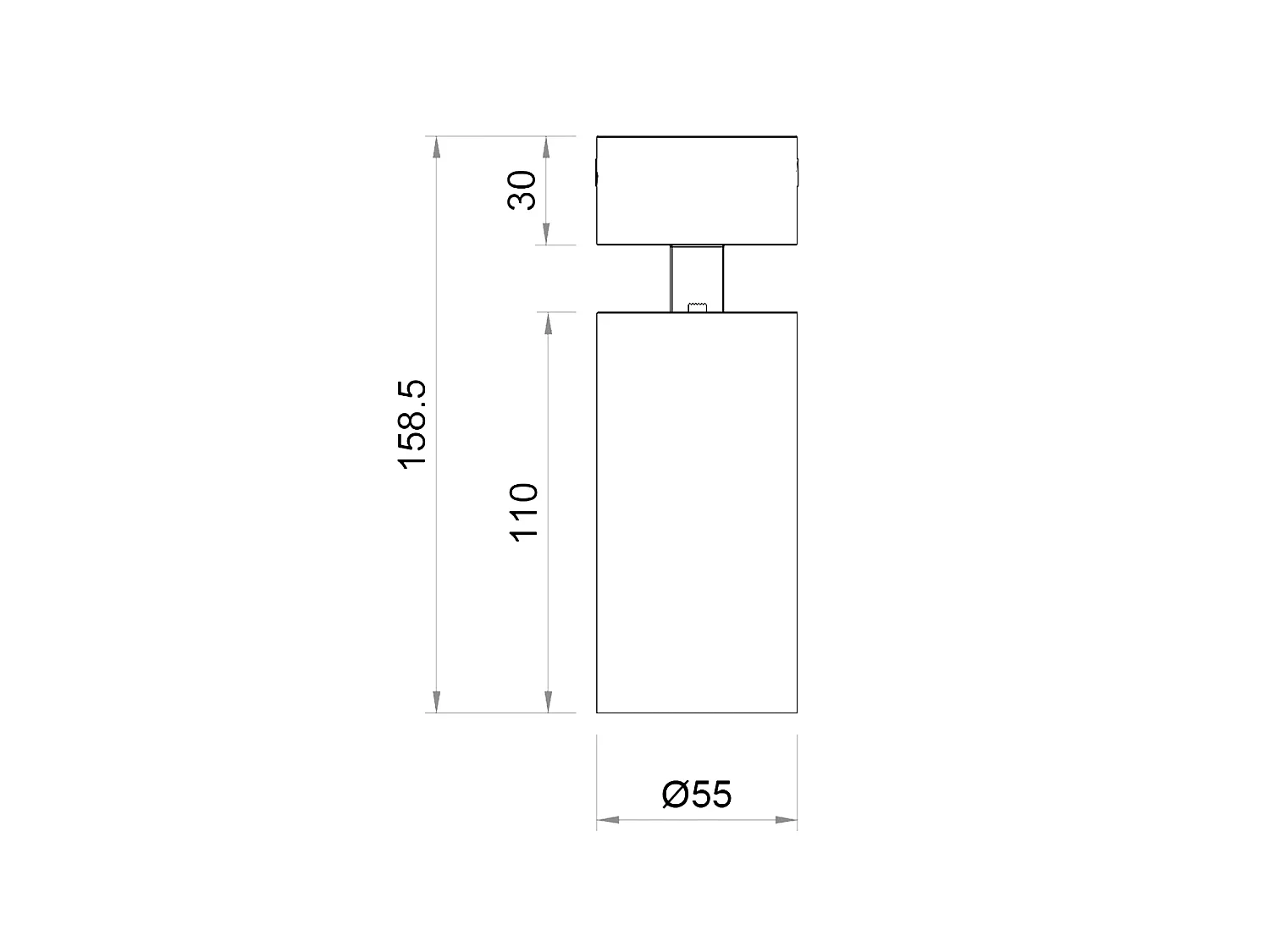 Faretto LED Superficie 9W Alluminio Misoh 2700K - 4000K - 6000K 38º Bianco CCT