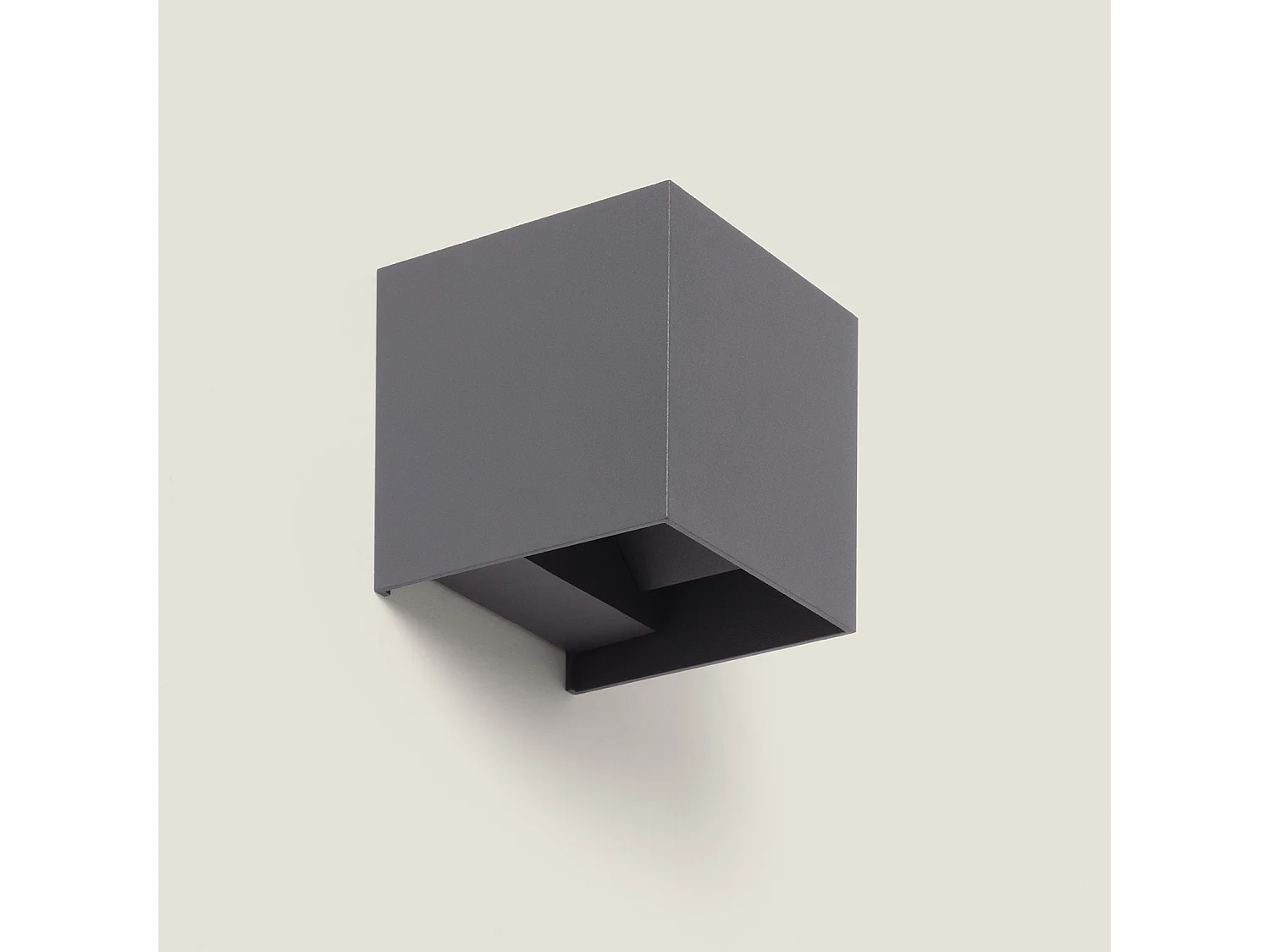 Applique da Parete per Esterni LED 6W Alluminio Doppia Luce Eros 2700K Antracite Bianco Caldo