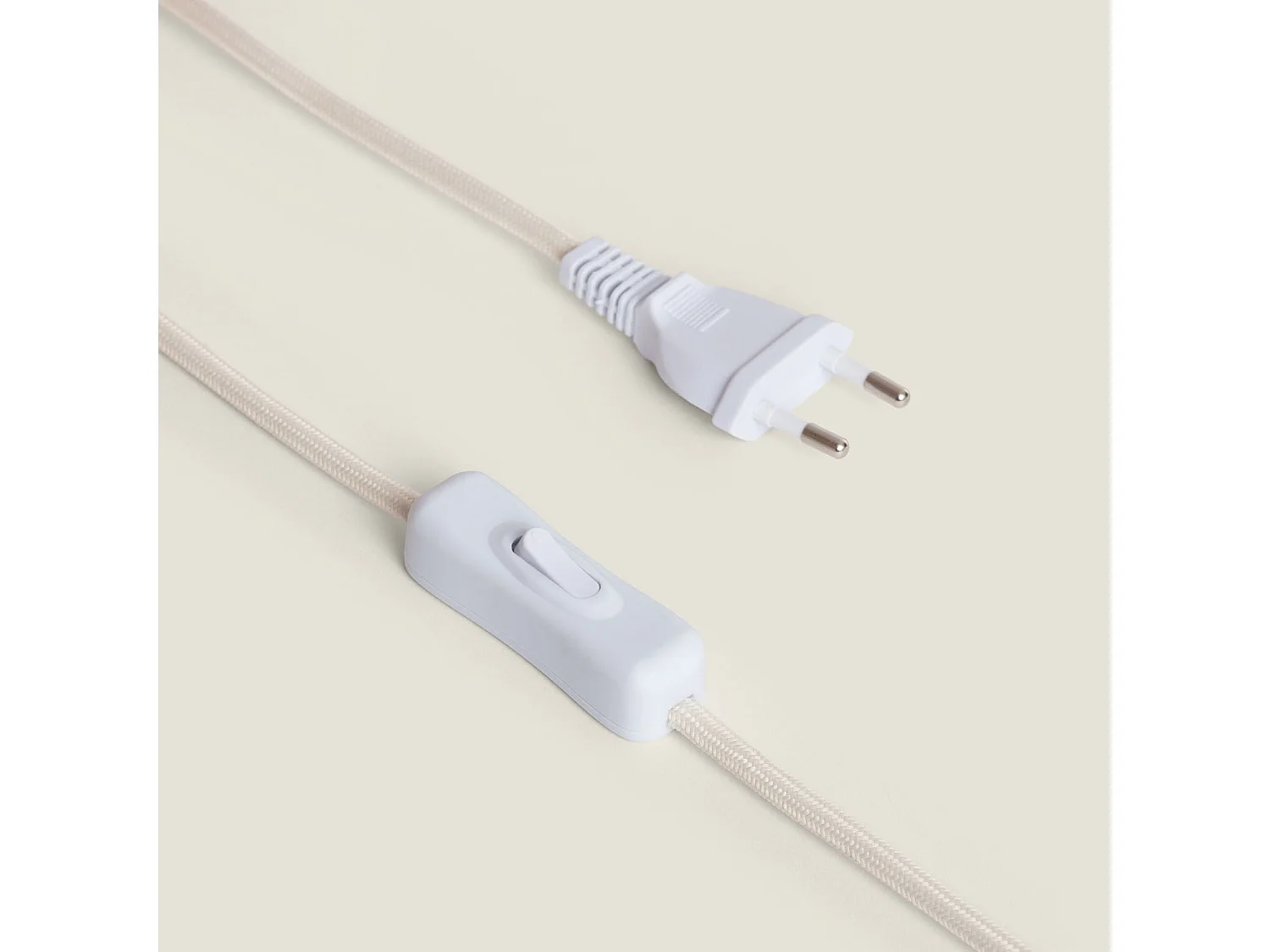 Lámpara de Mesa Cerámica Cleo S Blanco Roto