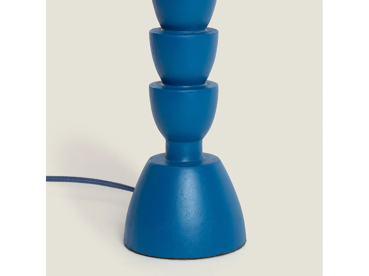 Lampe à Poser Résine Darian Bleu