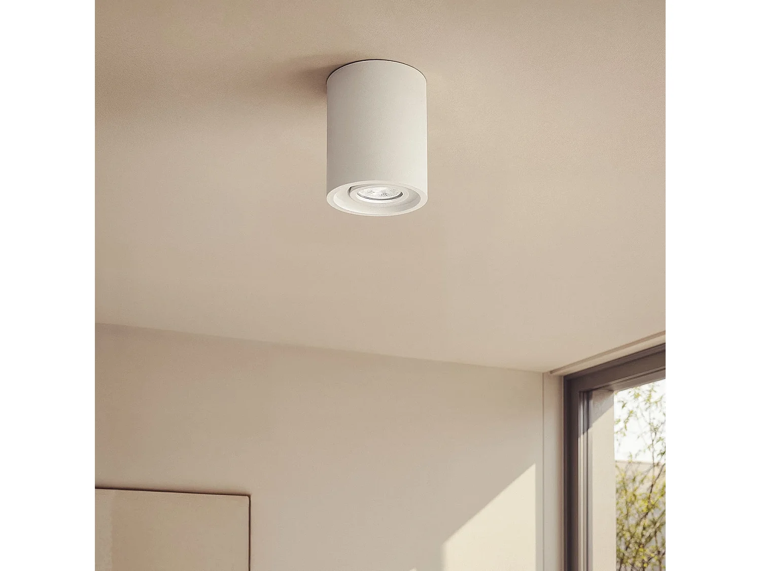 Applique da Soffitto Gesso Big Vulni Bianco