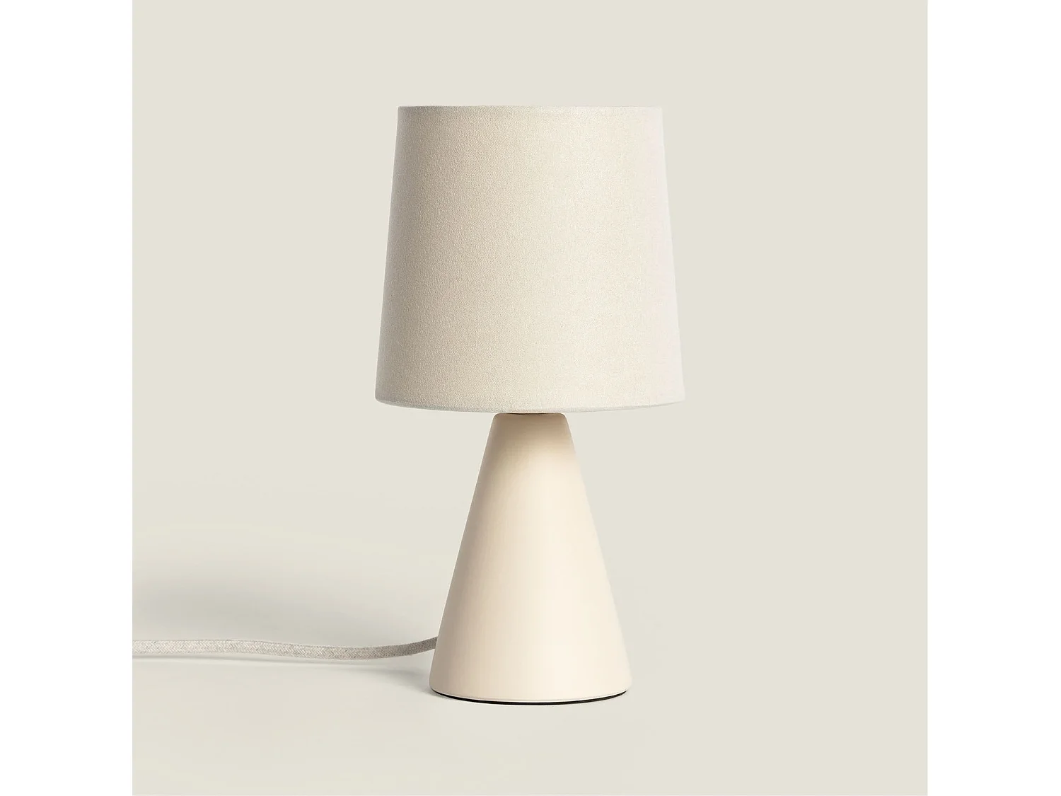 Lámpara de Mesa Cerámica Vega S Blanco Roto
