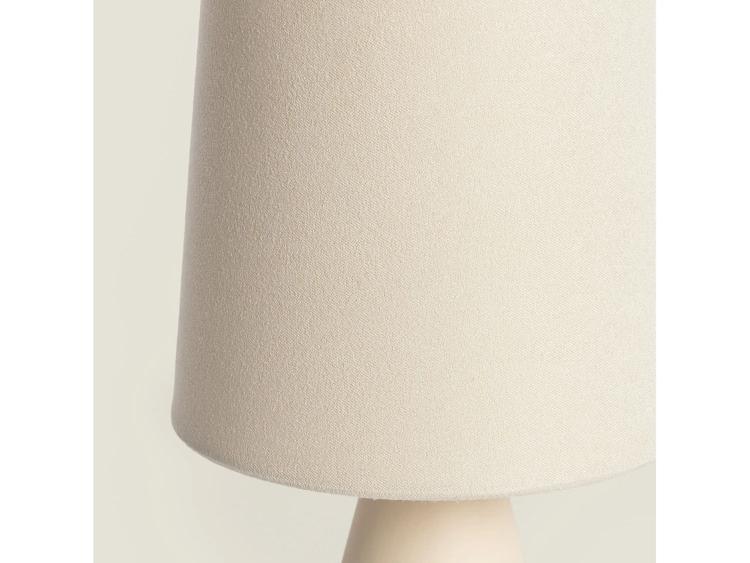 Lámpara de Mesa Cerámica Vega S Blanco Roto