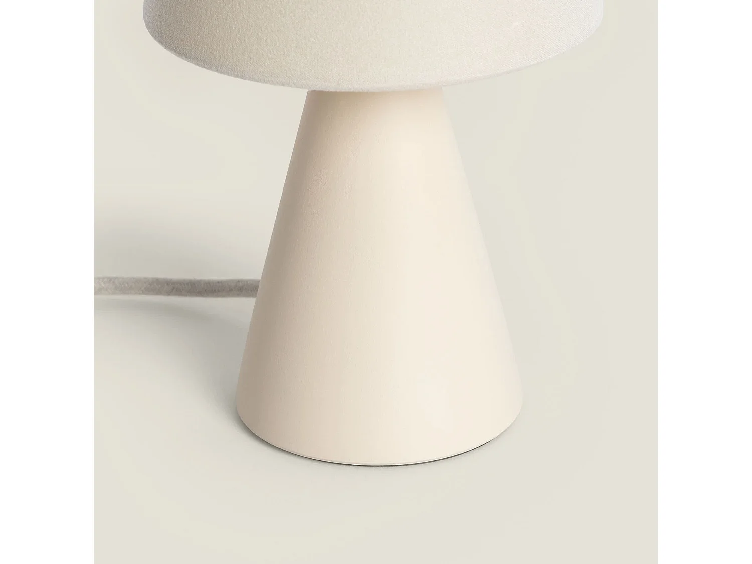 Lámpara de Mesa Cerámica Vega S Blanco Roto