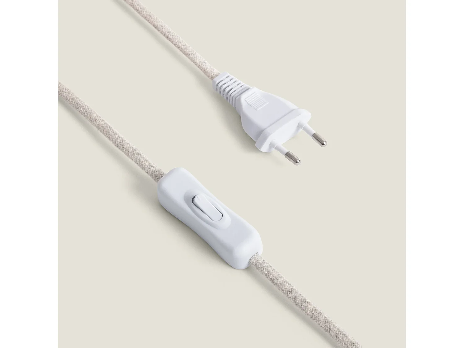 Lámpara de Mesa Cerámica Vega S Blanco Roto