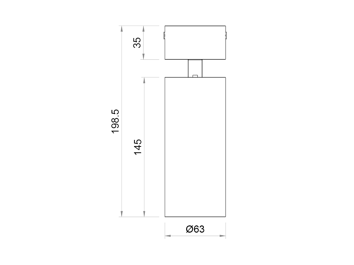 Applique LED Superficie 18W Alluminio Misoh 2700K - 4000K - 6000K 38º Bianco / Nero CCT