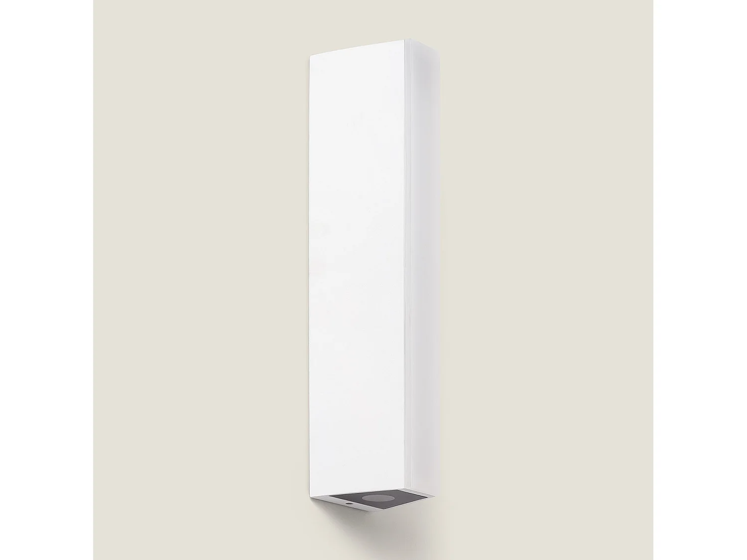 Aplique de Pared Exterior LED Aluminio Doble Cara Hisar M Blanco