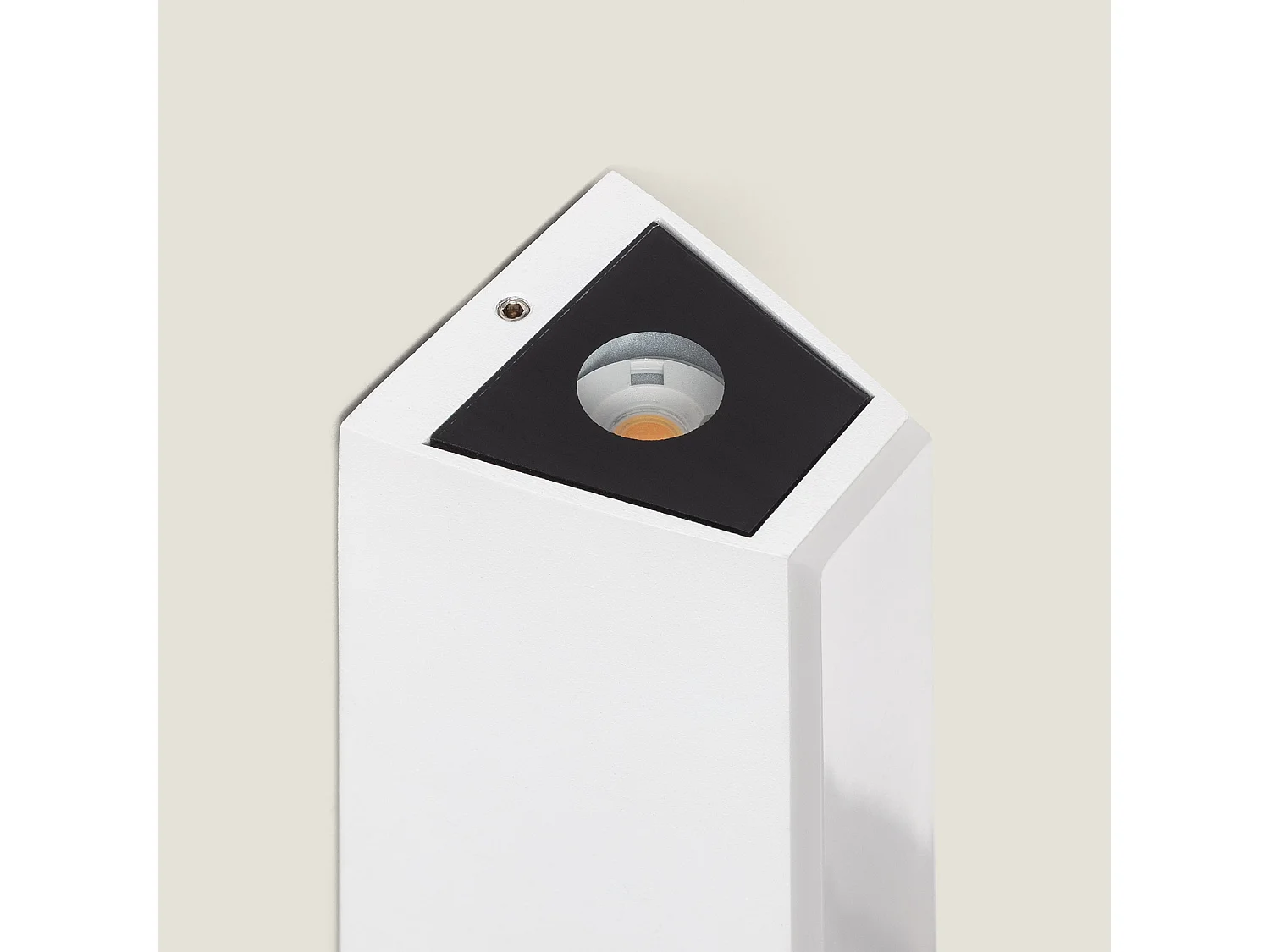 Aplique de Pared Exterior LED Aluminio Doble Cara Hisar M Blanco