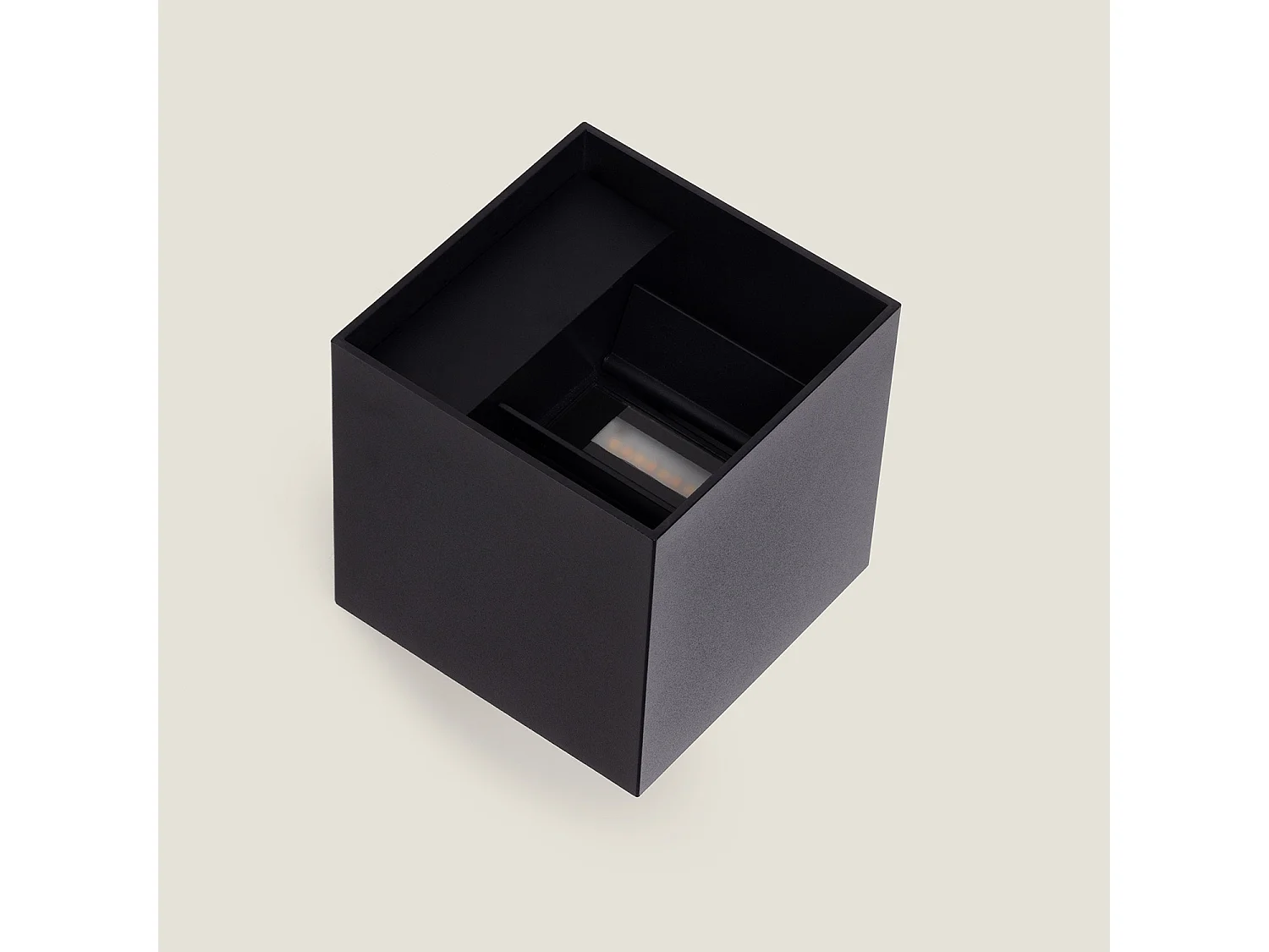 Applique da Parete per Esterni LED 6W Alluminio Doppia Luce Eros 4000K Nero Bianco Naturale