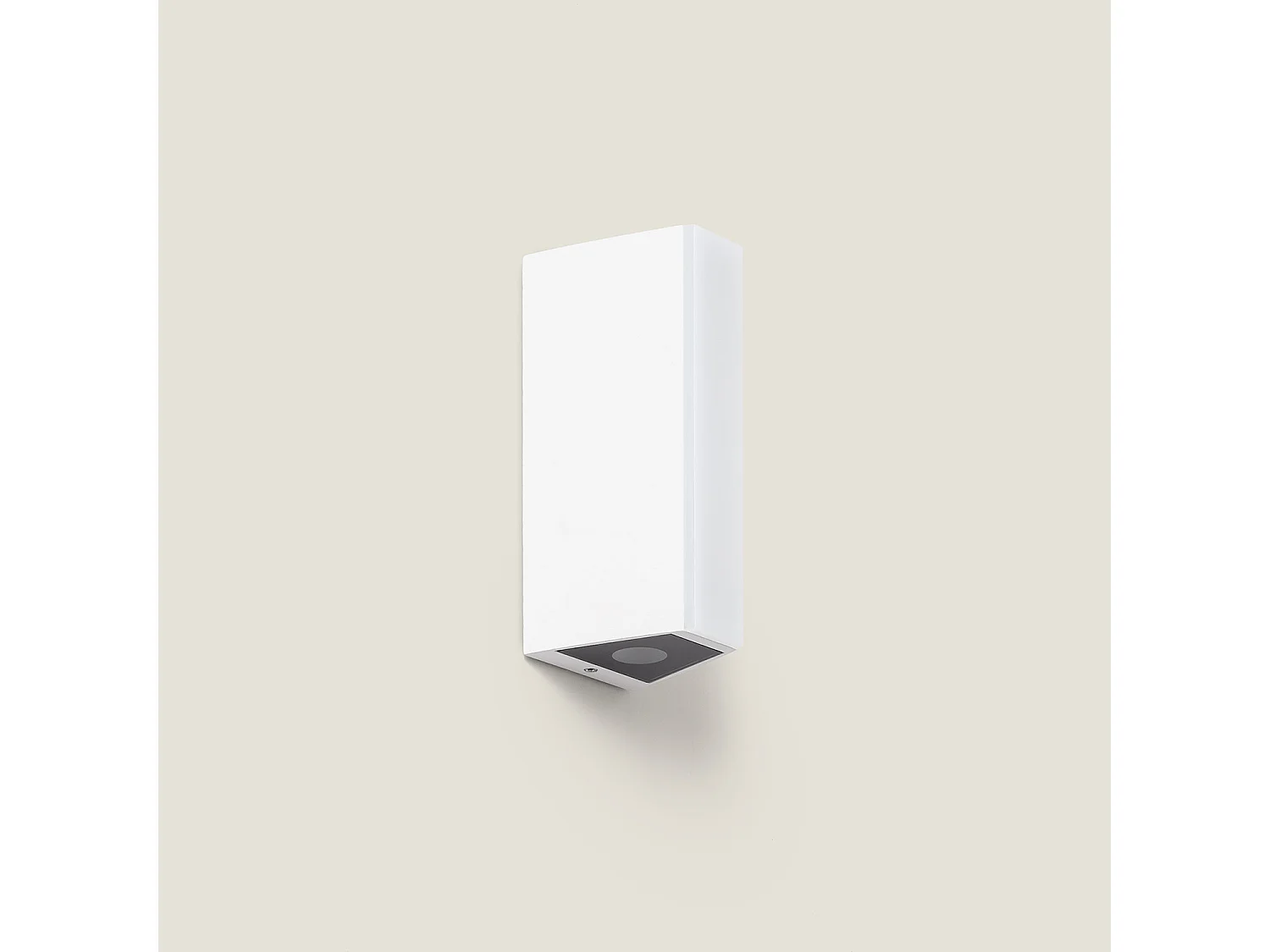 Applique da Parete per Esterno LED Alluminio Doppia Luce Hisar S Bianco