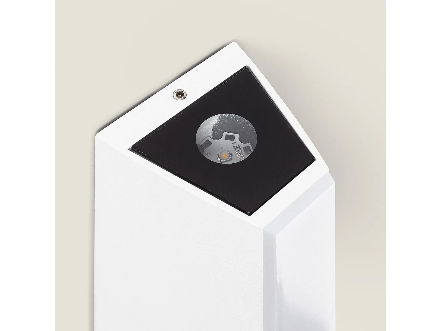 Applique da Parete per Esterno LED Alluminio Doppia Luce Hisar S Bianco