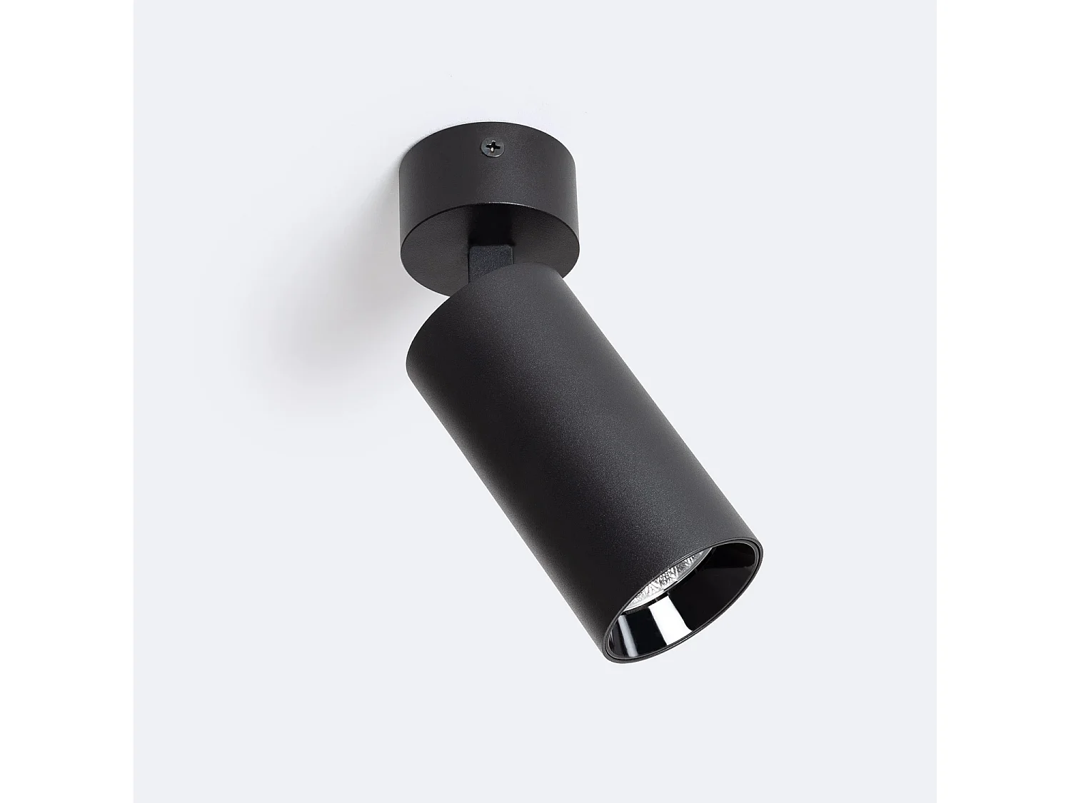 Faretto LED Superficie 9W Alluminio Misoh 2700K - 4000K - 6000K 38º Nero CCT