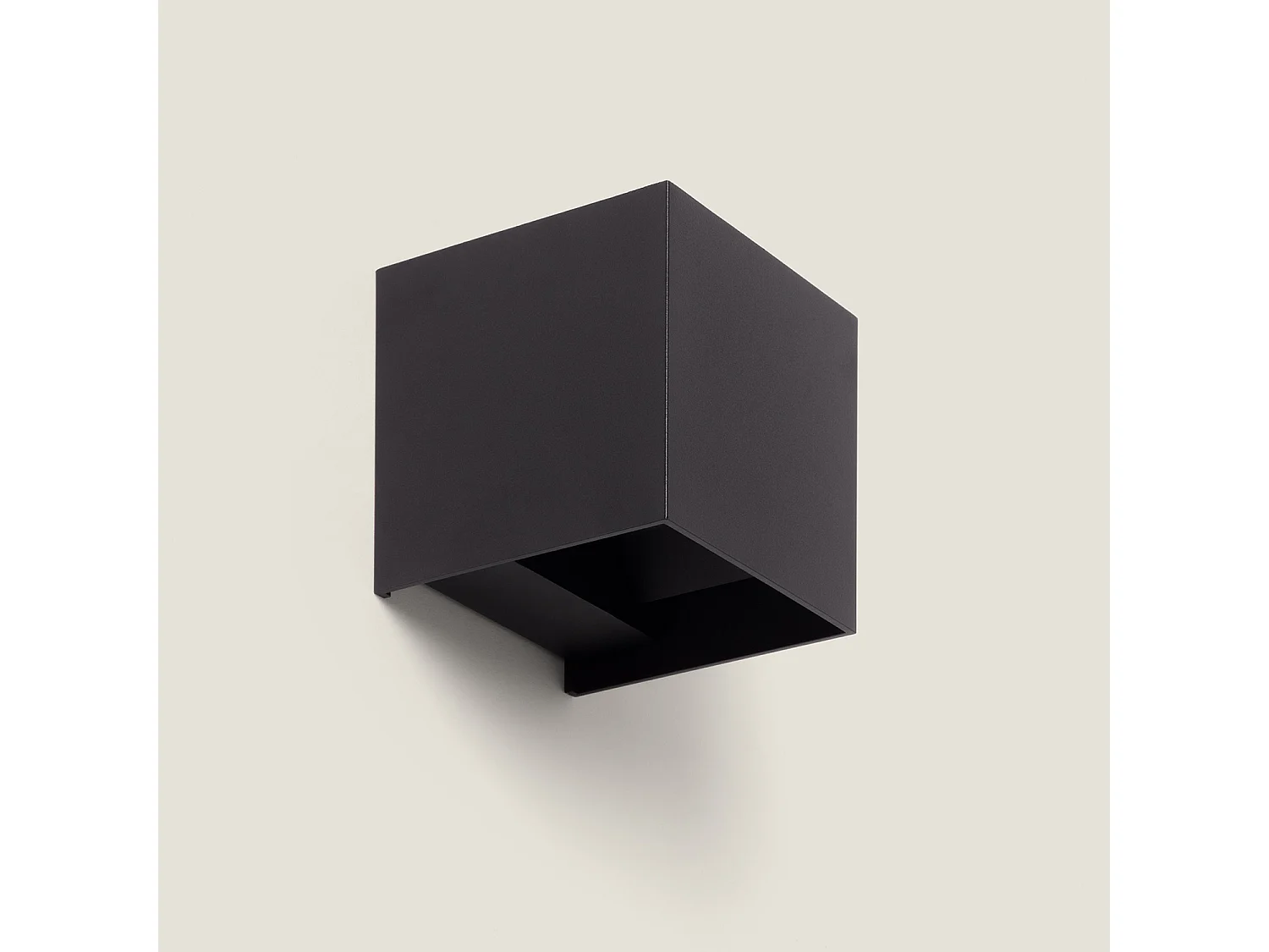 Applique da Parete per Esterni LED 6W Alluminio Doppia Luce Eros 2700K Nero Bianco Caldo