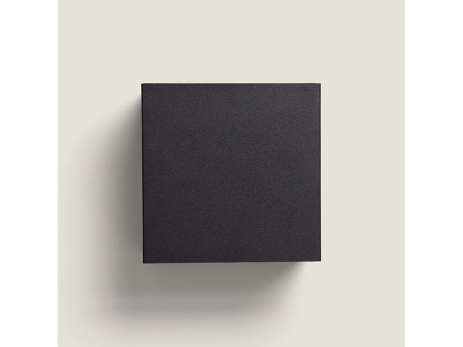 Applique da Parete per Esterni LED 6W Alluminio Doppia Luce Eros 2700K Nero Bianco Caldo