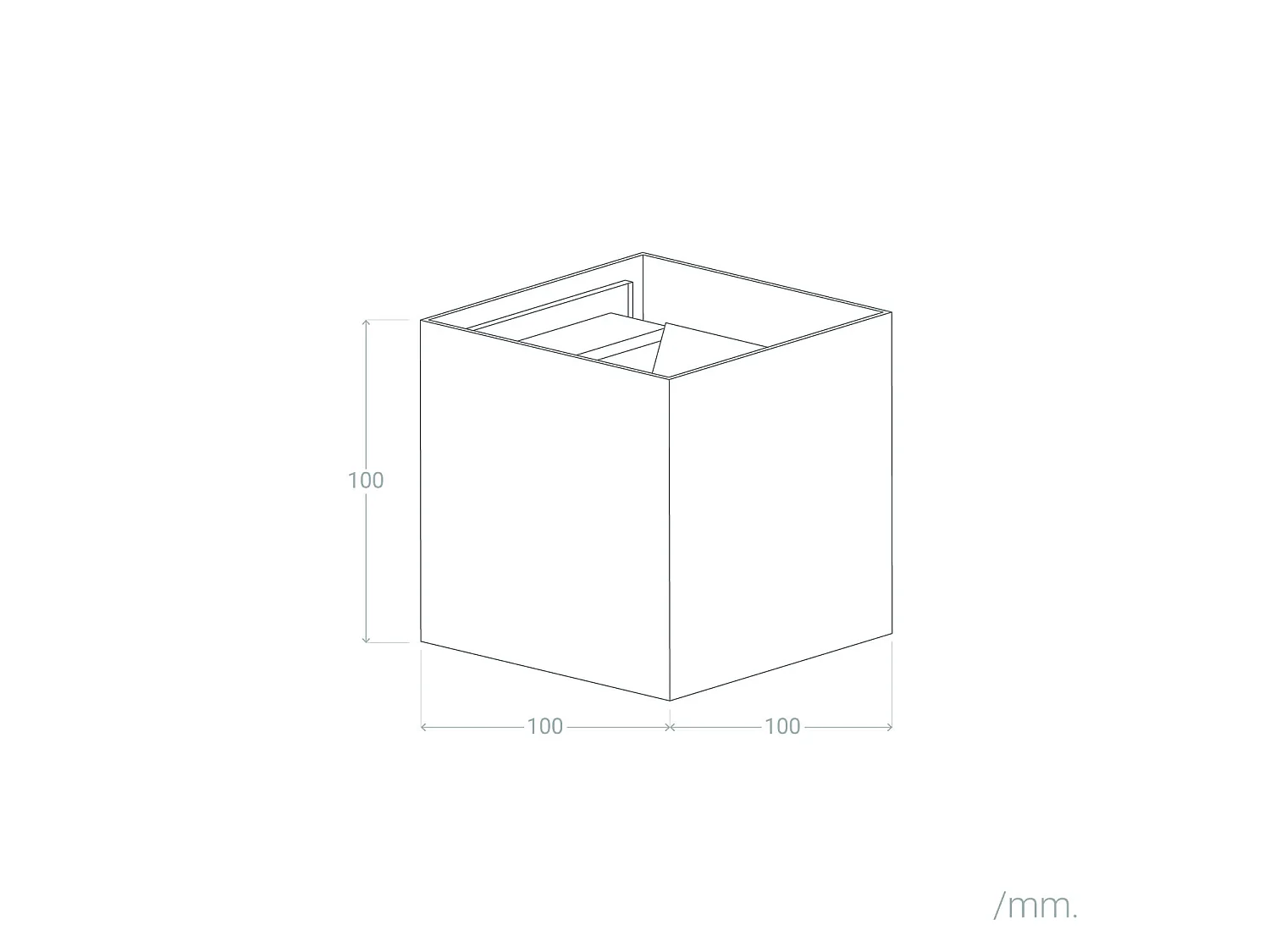 Applique da Parete per Esterni LED 6W Alluminio Doppia Luce Eros 2700K Nero Bianco Caldo