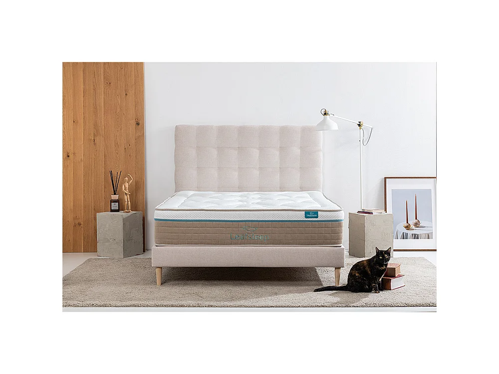 Colchão Nature Prime Viscogel   200 x 90 cm Altura 30 cm  Leafsleep