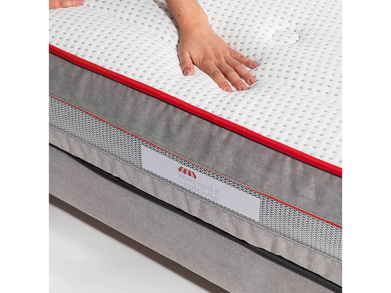 Colchão Zen - Mola Bonnel   200 x 180 cm Altura 27 cm  Mercado do Colchão
