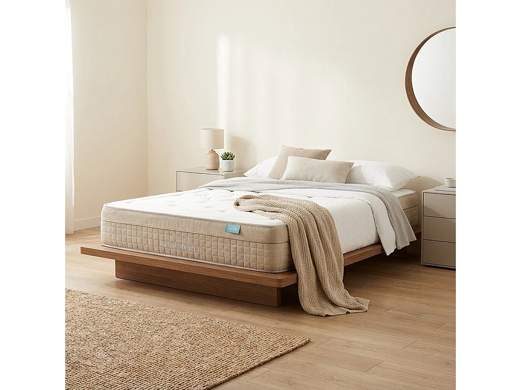 Colchão Nature Prime Deluxe   190 x 135 cm Altura 30 cm  Leafsleep