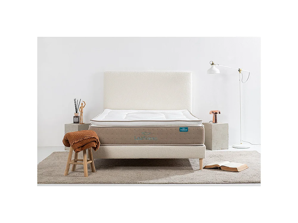 Colchão Nature Spring Topper   200 x 135 cm Altura 28 cm  Leafsleep