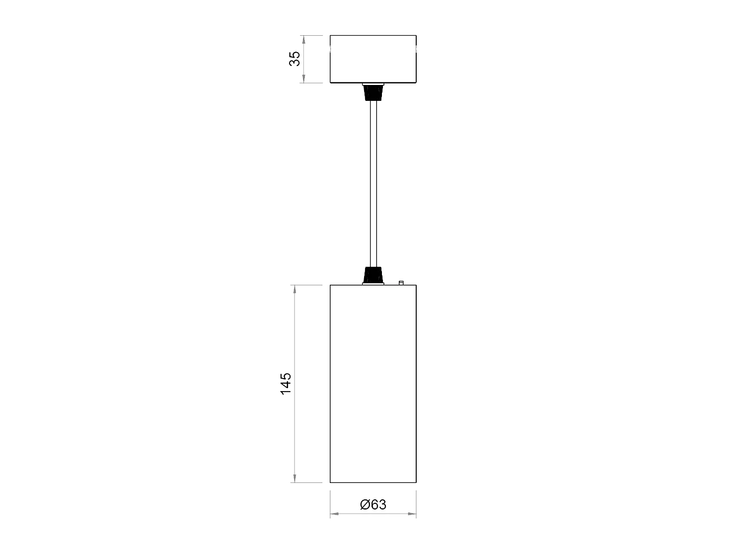 Lámpara Colgante LED 18W Aluminio Misoh 2700K - 4000K - 6000K 38º Blanco CCT