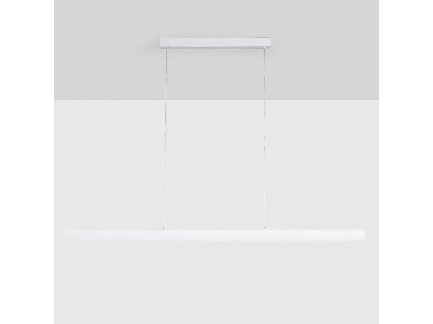 Lámpara Colgante Lineal LED 42W Aluminio Blanco Seleccionable Iluminación Doble Cara Funky Zapp Blanco Seleccionable (Cálido-Neutro) 2700K - 3500K - 4000K