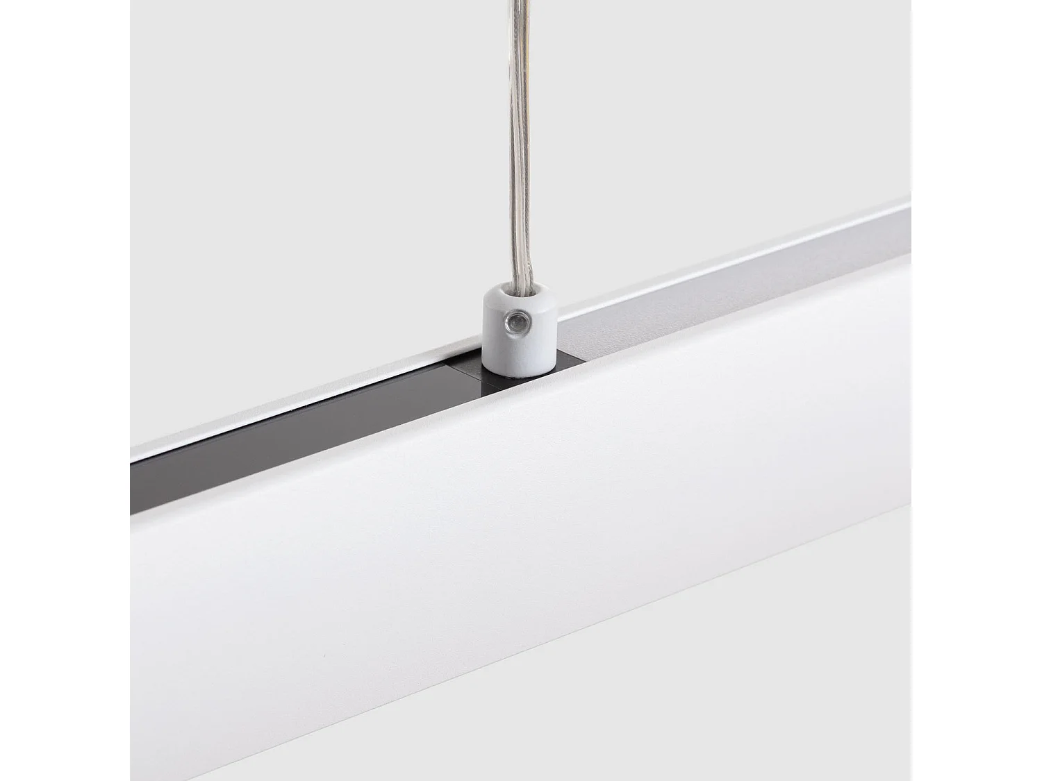 Lámpara Colgante Lineal LED 42W Aluminio Blanco Seleccionable Iluminación Doble Cara Funky Zapp Blanco Seleccionable (Cálido-Neutro) 2700K - 3500K - 4000K