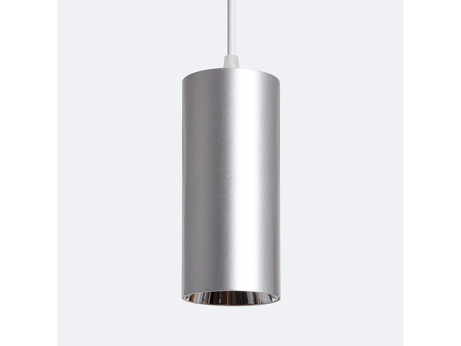 Lámpara Colgante LED 30W Aluminio Misoh 2700K - 4000K - 6000K 38º Blanco / Plateado CCT