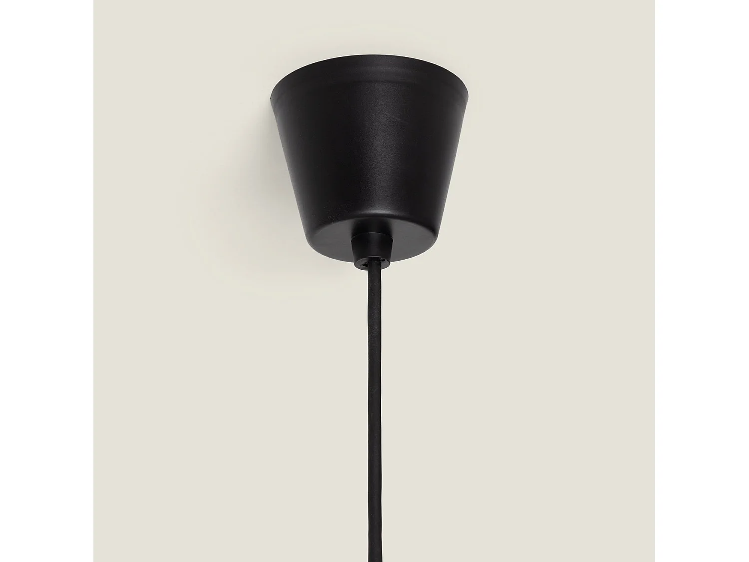 Lámpara Colgante Exterior Efecto Ratán Léa Drom Natural 590 mm