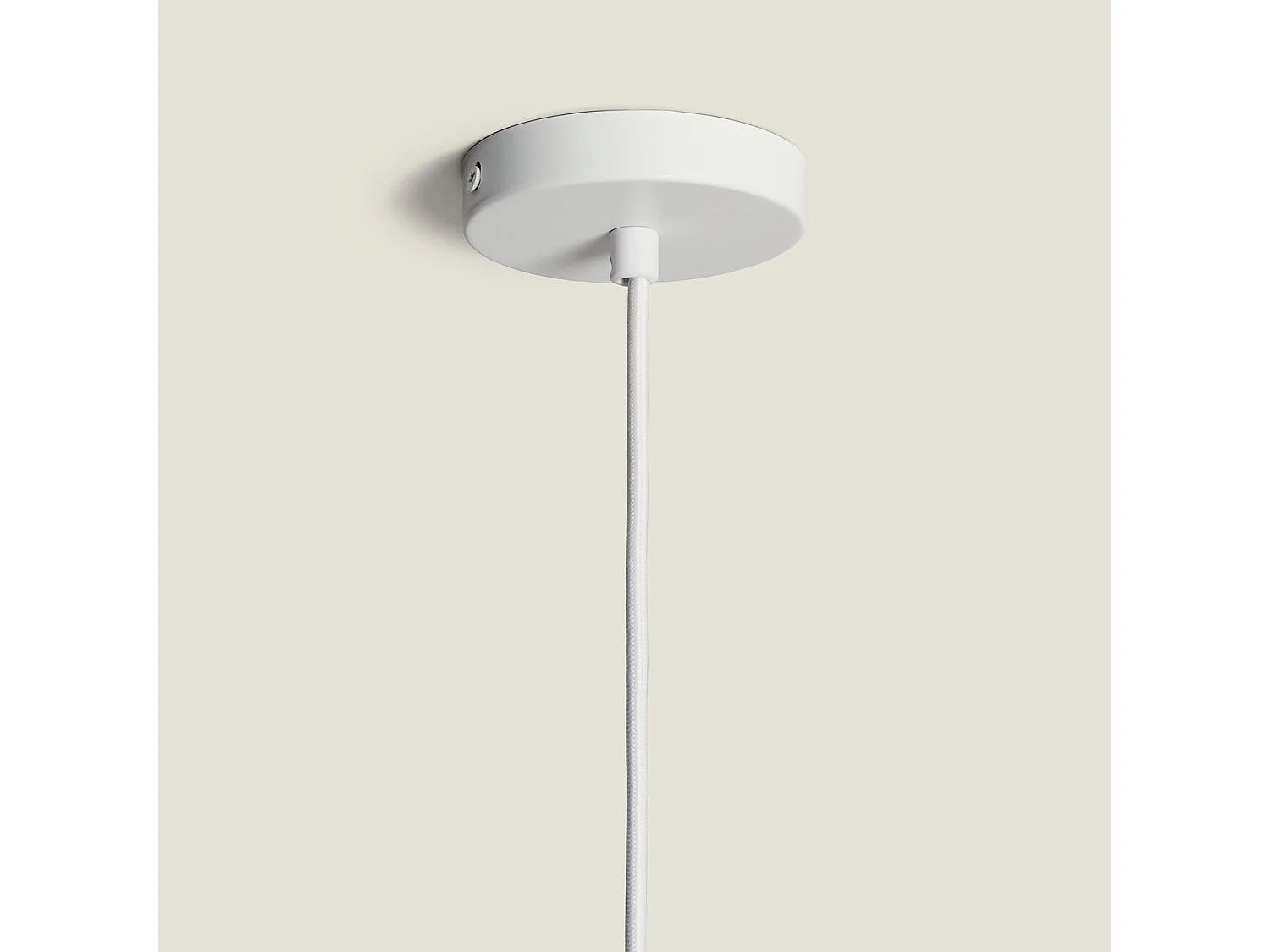 Lampada a Sospensione con Corda di Cotone Alma M Beige
