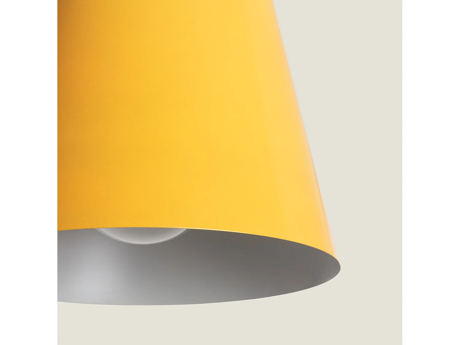 Lámpara Colgante Metal Pekia Bougy Amarillo