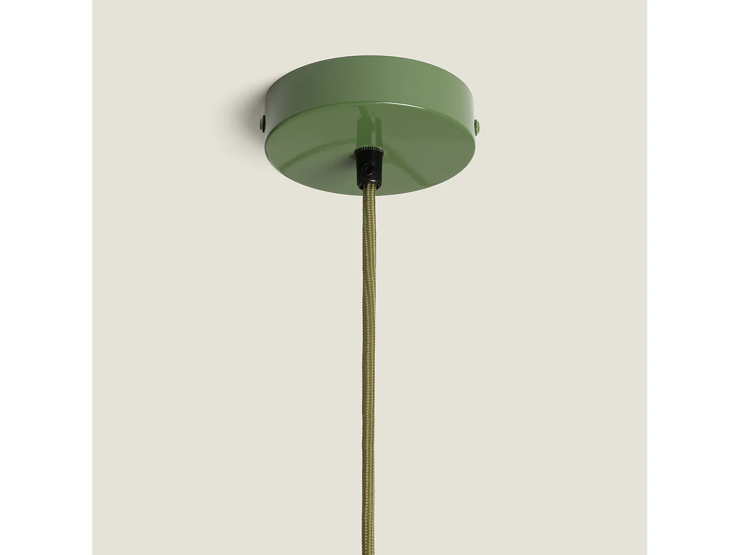 Lámpara Colgante Metal Noa Domo Beige ø35 cm