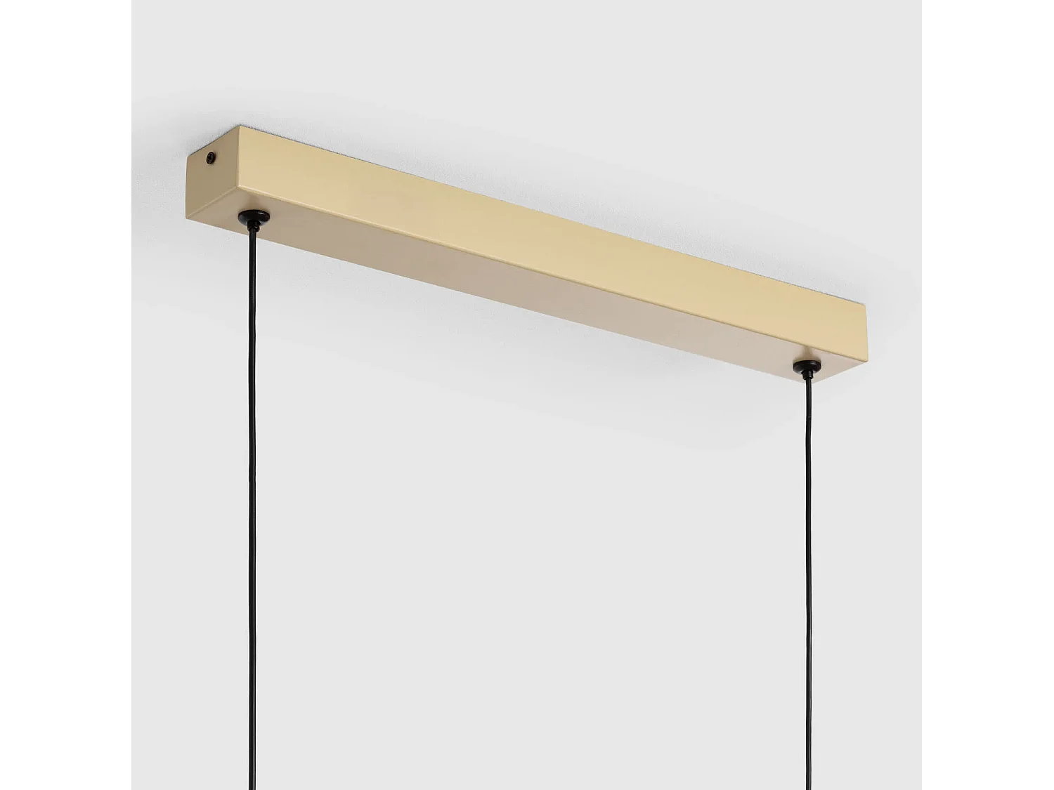 Lámpara Colgante Lineal LED 42W Aluminio Blanco Seleccionable Iluminación Doble Cara Funky Kool Beige Seleccionable (Cálido-Neutro) 2700K - 3500K - 4000K