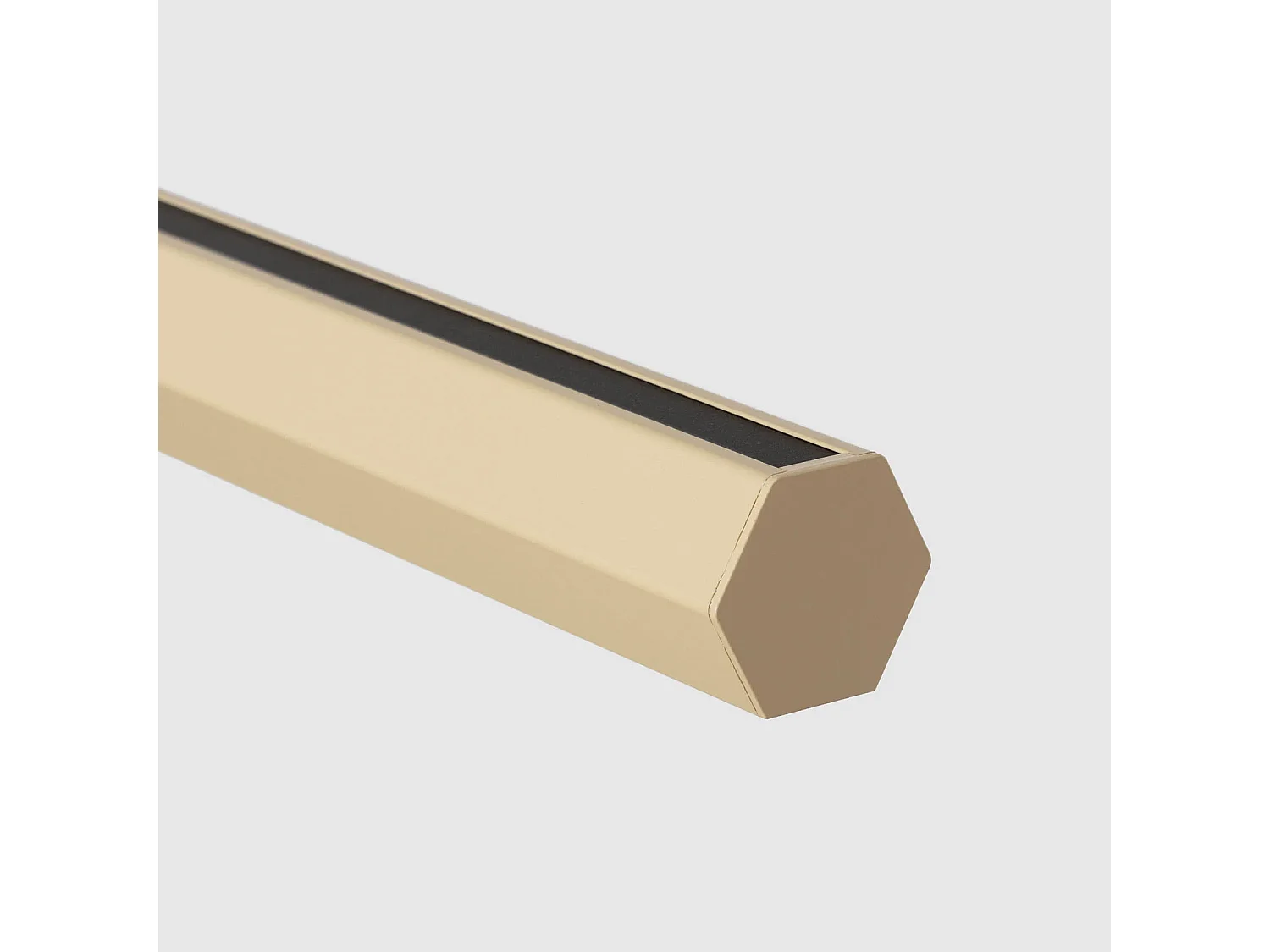 Lámpara Colgante Lineal LED 42W Aluminio Blanco Seleccionable Iluminación Doble Cara Funky Kool Beige Seleccionable (Cálido-Neutro) 2700K - 3500K - 4000K
