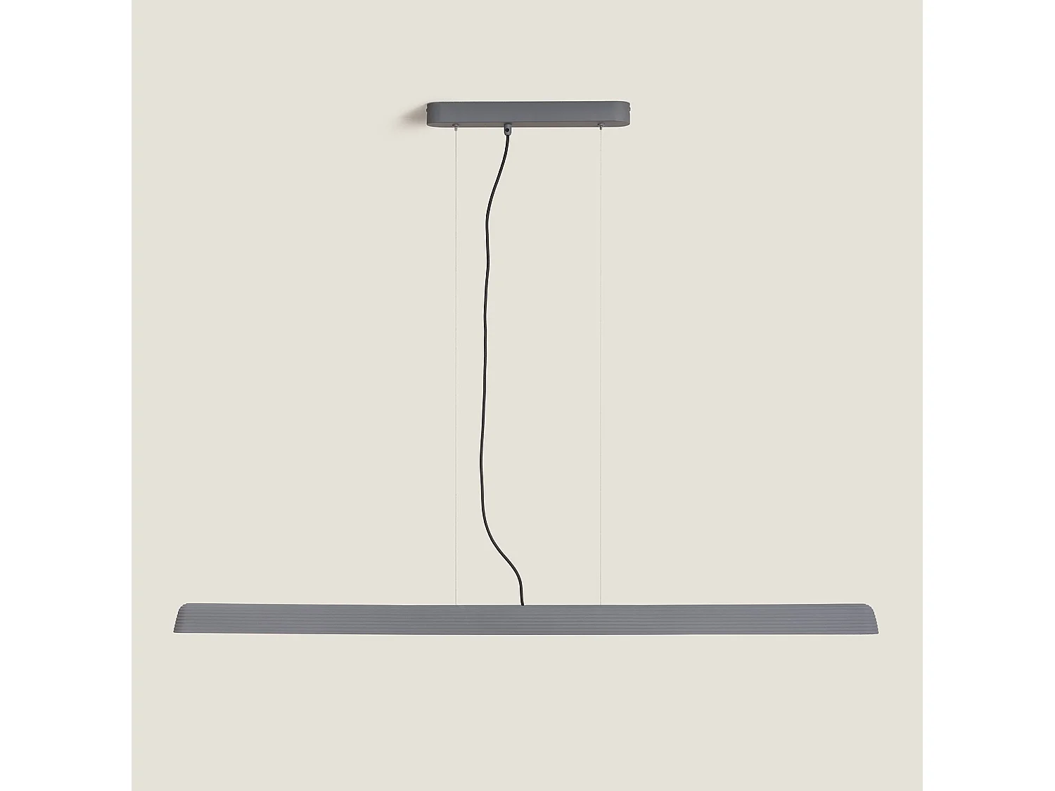 Lámpara Colgante Lineal LED 24W Yeso CCT Seleccionable Kirnber Gris