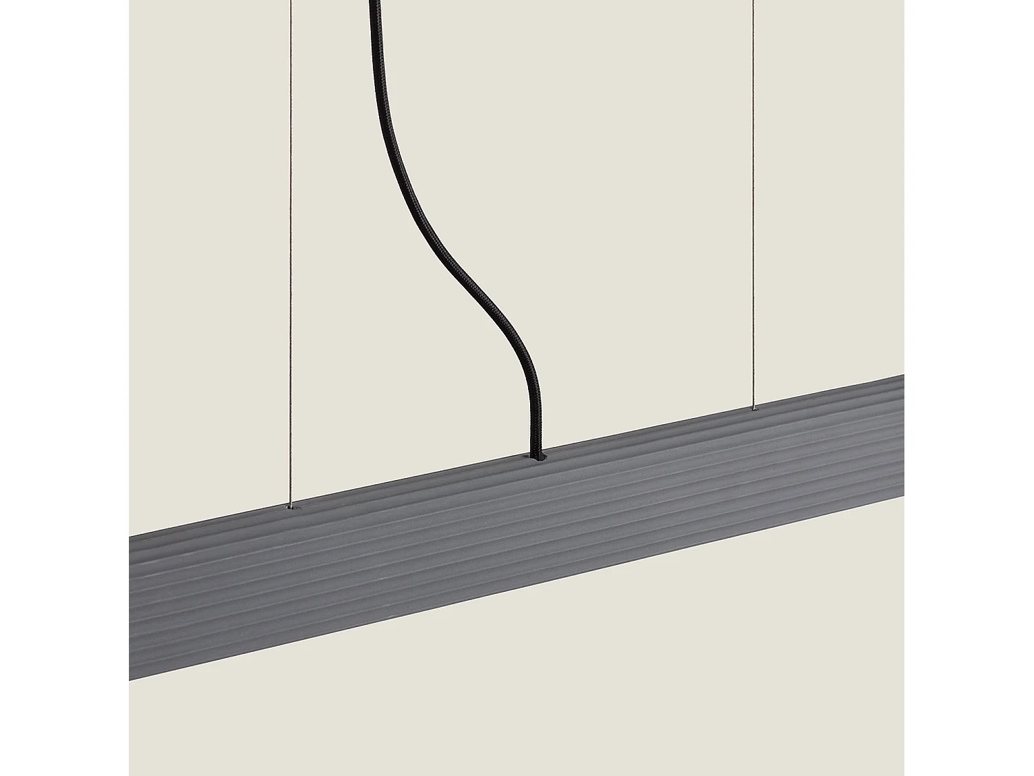 Lámpara Colgante Lineal LED 24W Yeso CCT Seleccionable Kirnber Gris