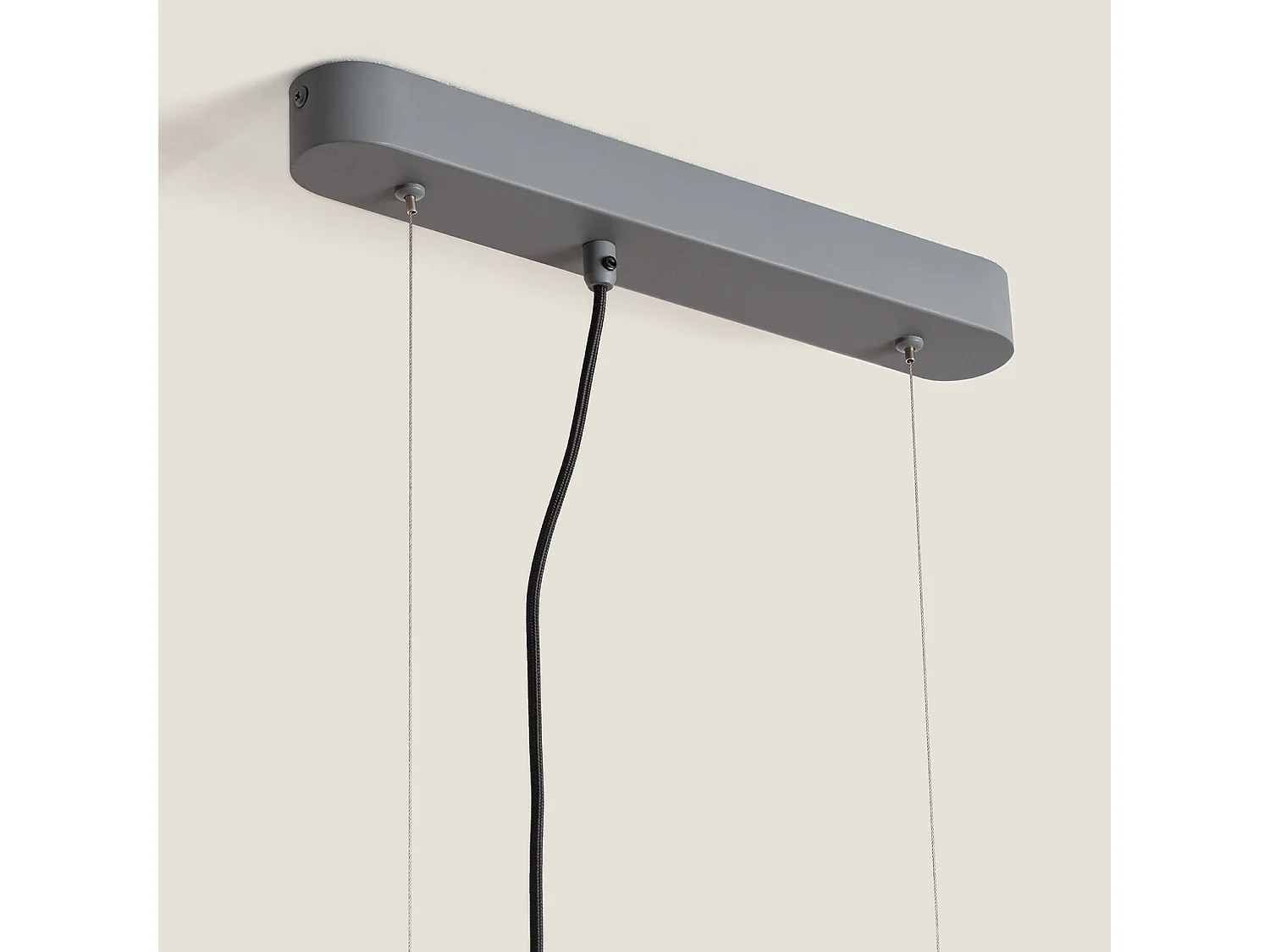 Lámpara Colgante Lineal LED 24W Yeso CCT Seleccionable Kirnber Gris