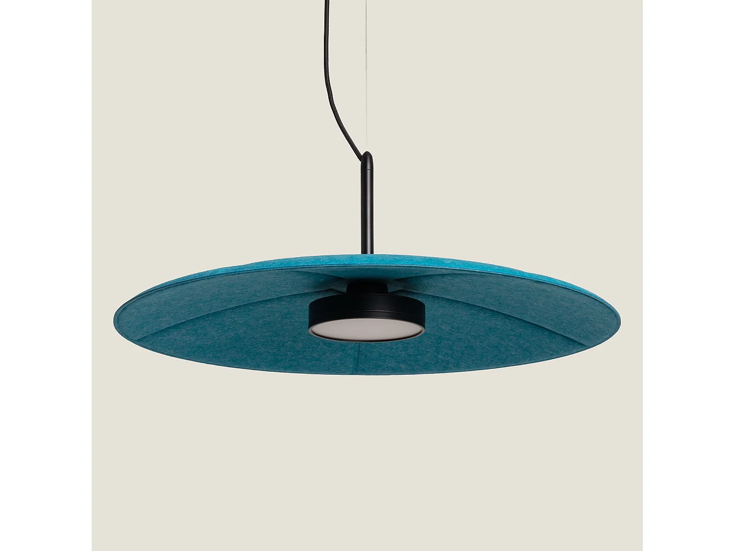 Lámpara Colgante Acústica LED 15W Fieltro Otti-S Azul