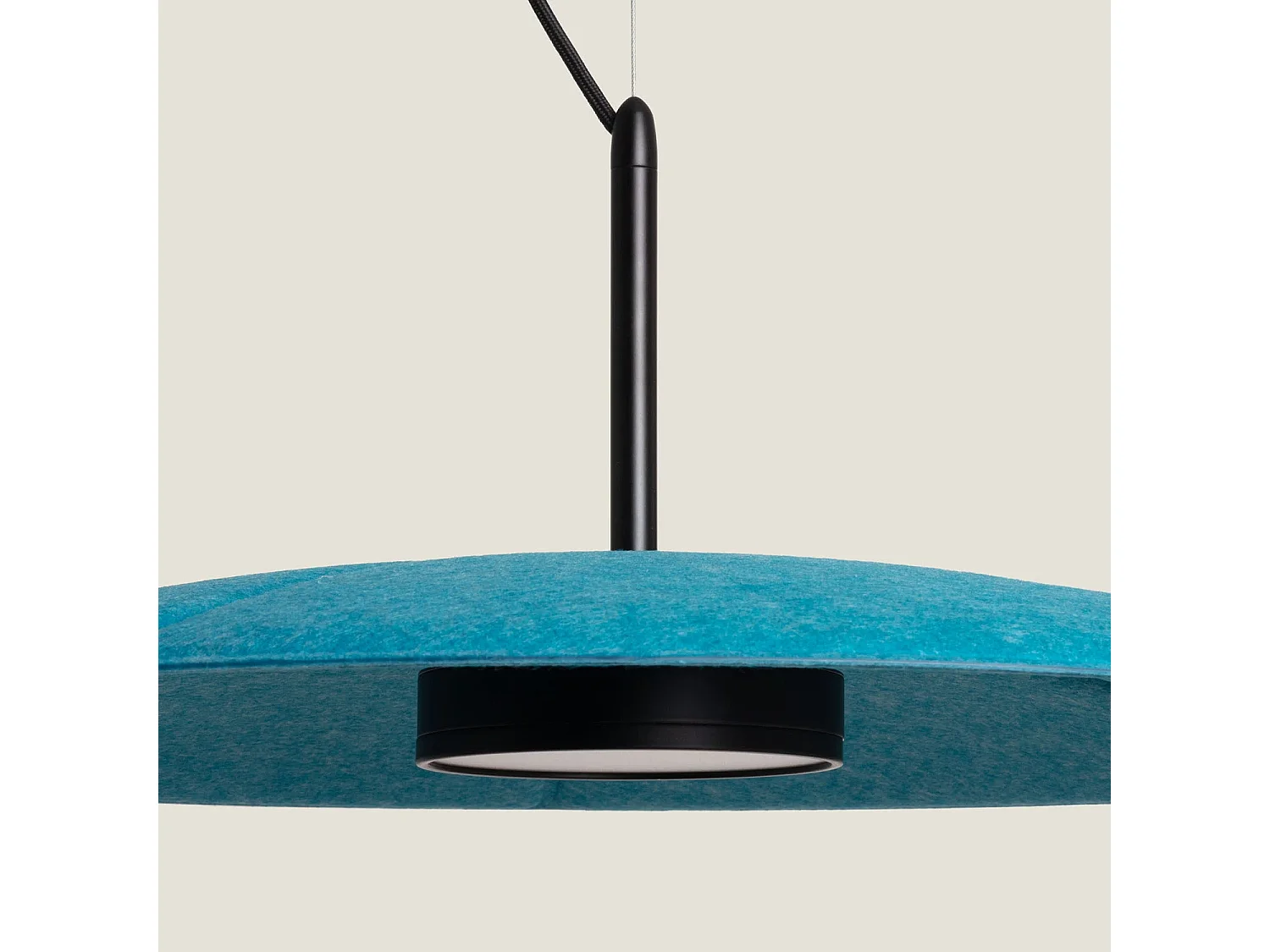 Lámpara Colgante Acústica LED 15W Fieltro Otti-S Azul
