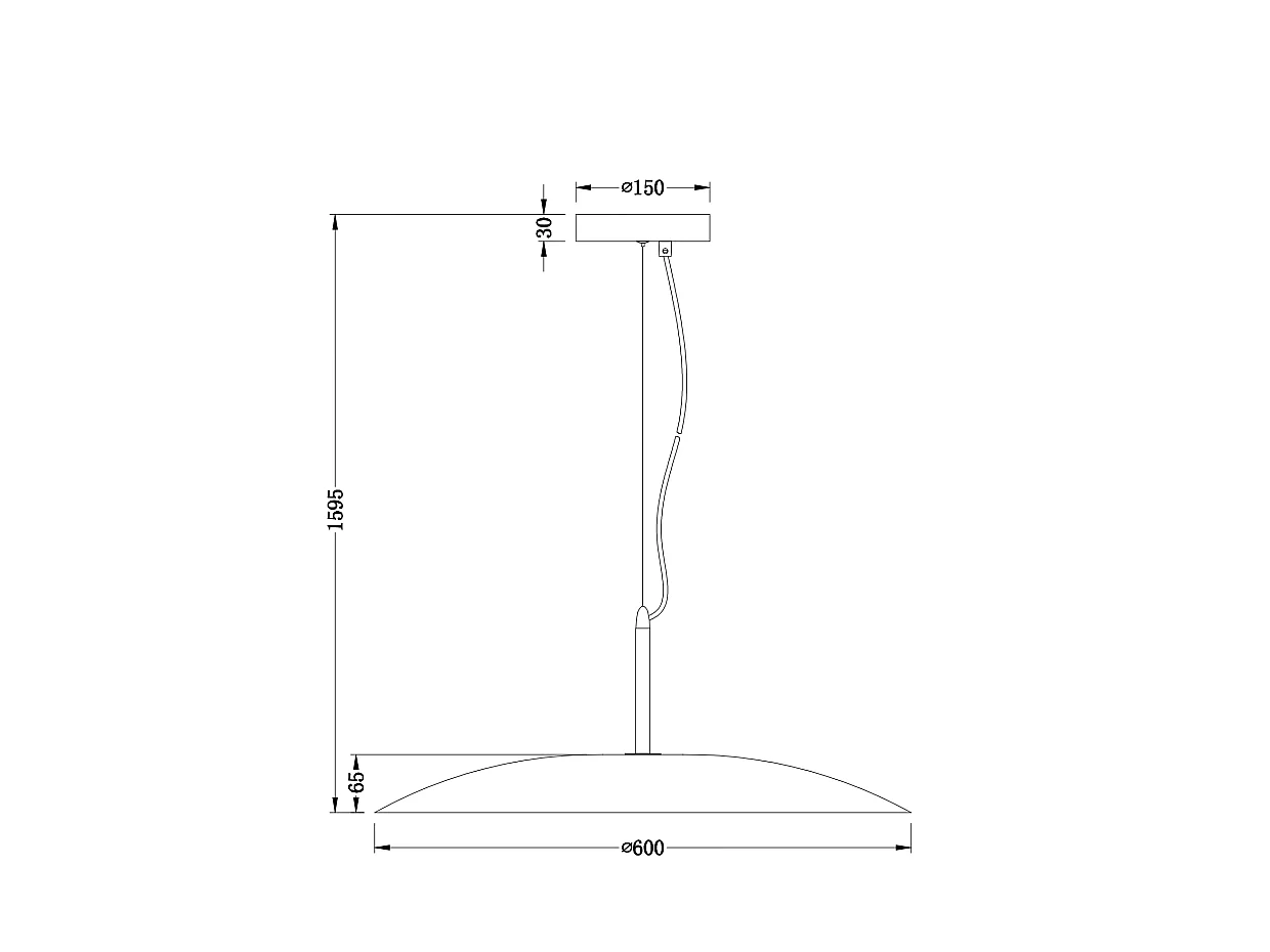 Lámpara Colgante Acústica LED 15W Fieltro Otti-S Azul