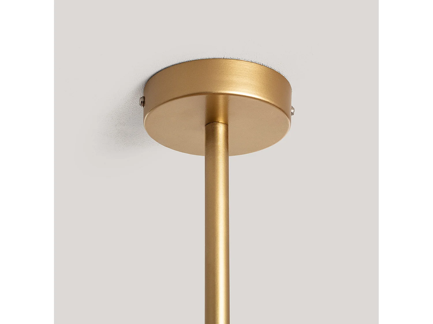 Lámpara Colgante Metal Cristal Routi ILUZZIA Dorado