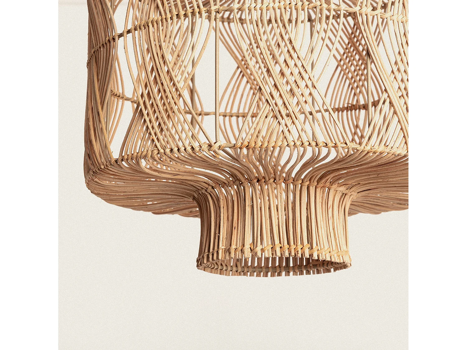 Lámpara Colgante Ratán Oia Textil Natural