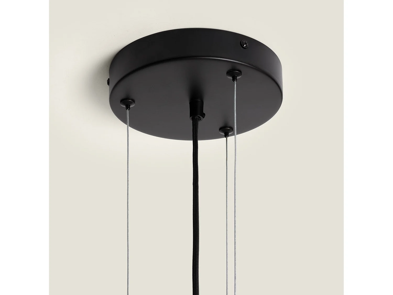 Lámpara Colgante Acústica LED 30W Fieltro Misis-L Negro