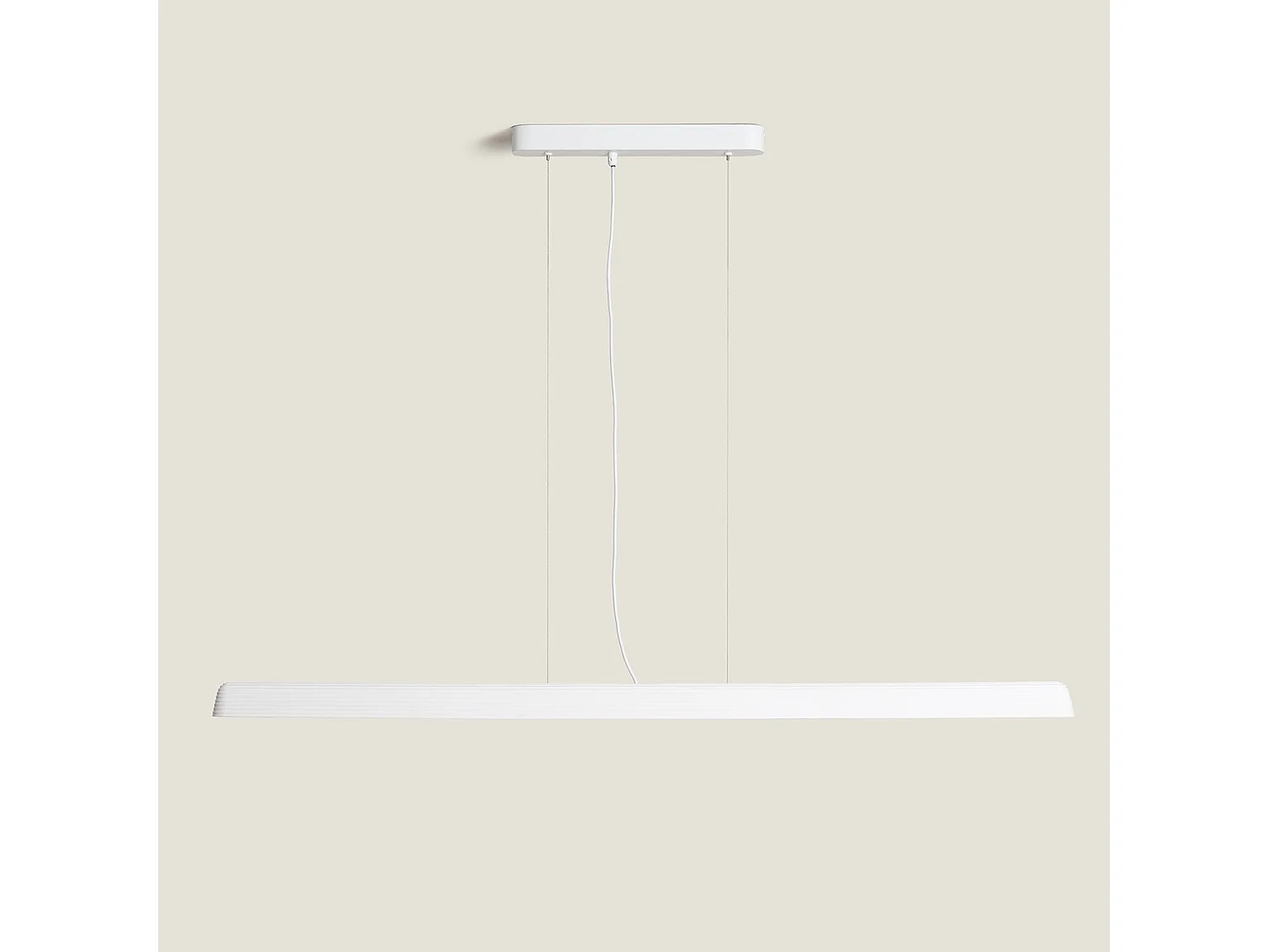 Lámpara Colgante Lineal LED 24W Yeso CCT Seleccionable Kirnber Blanco