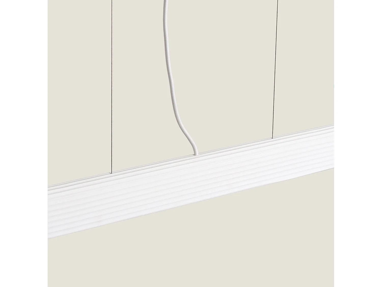 Lámpara Colgante Lineal LED 24W Yeso CCT Seleccionable Kirnber Blanco