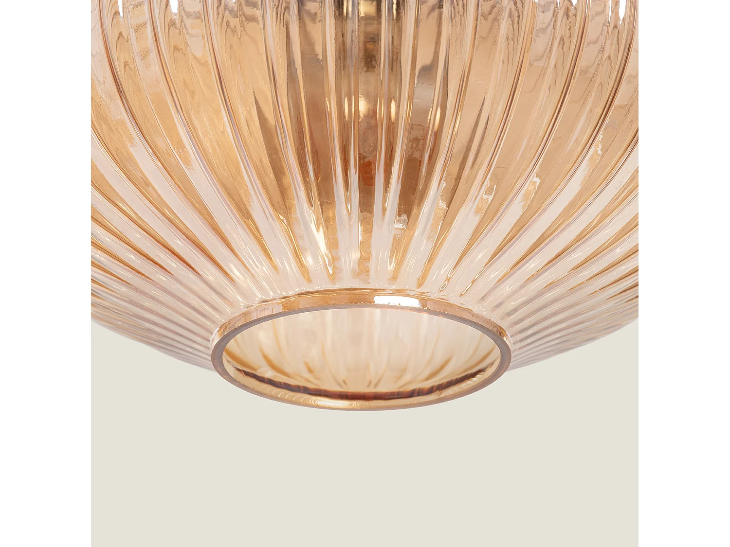 Lámpara Colgante Cristal Basile Dorado
