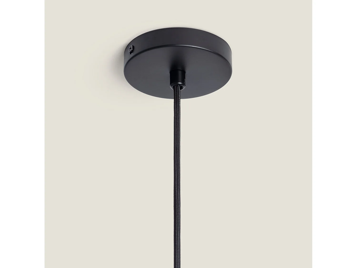 Lampada a Sospensione in Rattan Nara M Marrone